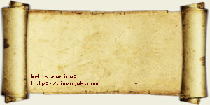 Irina Stojmenović vizit kartica